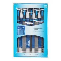 Picture of Pferd File Set - Hand, Three Square, Square, Tapered Half Round, Round 10" Second Cut